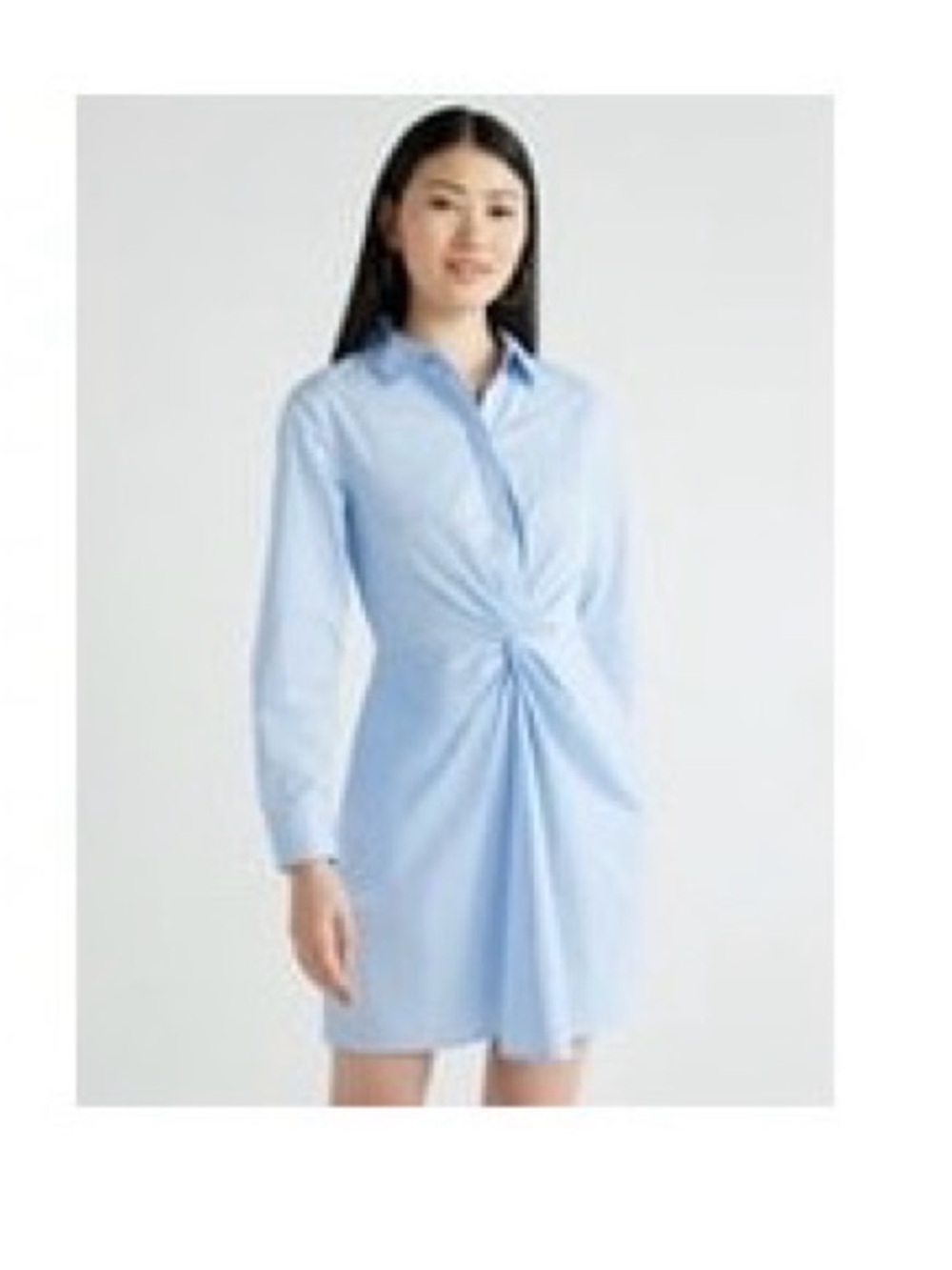 Scoop poplin shirt dress. Pre-Owned Condition-Very Good. Size L